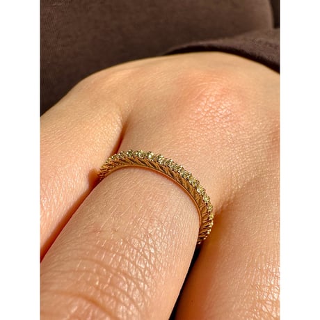 K18YG Wave Ring #4044
