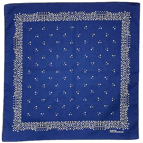 Neo classic dots Bandana / Deep Blue