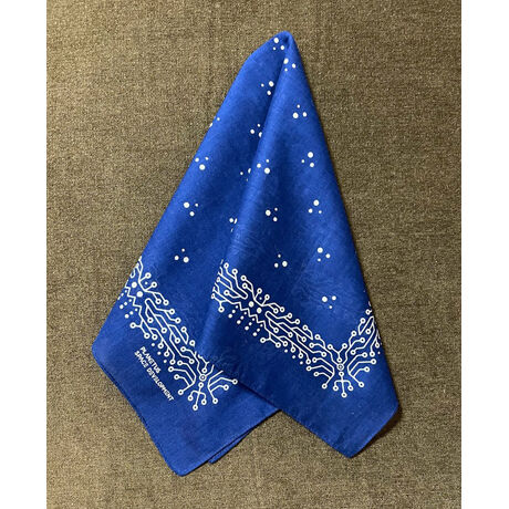 Neo classic dots Bandana / Deep Blue