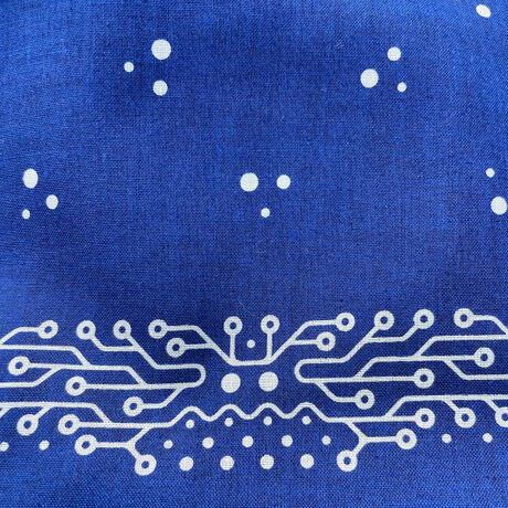 Neo classic dots Bandana / Deep Blue