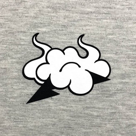 Loco Mark Tee / Oatmeal,Heather Gray
