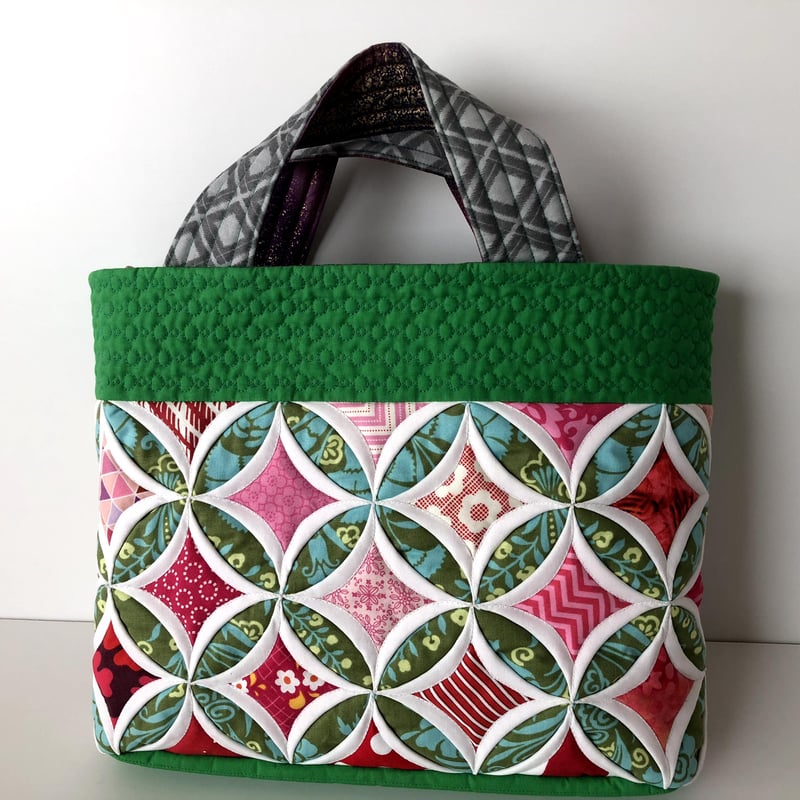 CATHEDRAL WINDOW QUILT カテドラル ウィンドウキルト1から5の
