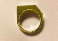 Triangle ring_指輪 | インデックスリング  yellow silver