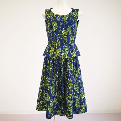 【A3印刷済み】ノースリーブペプラムトップス型紙