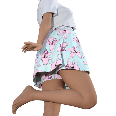 【A3印刷済み】スカート付きパンツテニススコート型紙