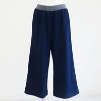【A3印刷済み】(フリーサイズ)超シンプル。７分丈リラックスワイドパンツ 型紙