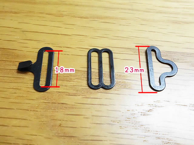 蝶ネクタイ用金具18mmセット | IZUTSUYA shop