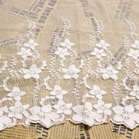 お花の幅広レース45cm幅　1ヤードカット