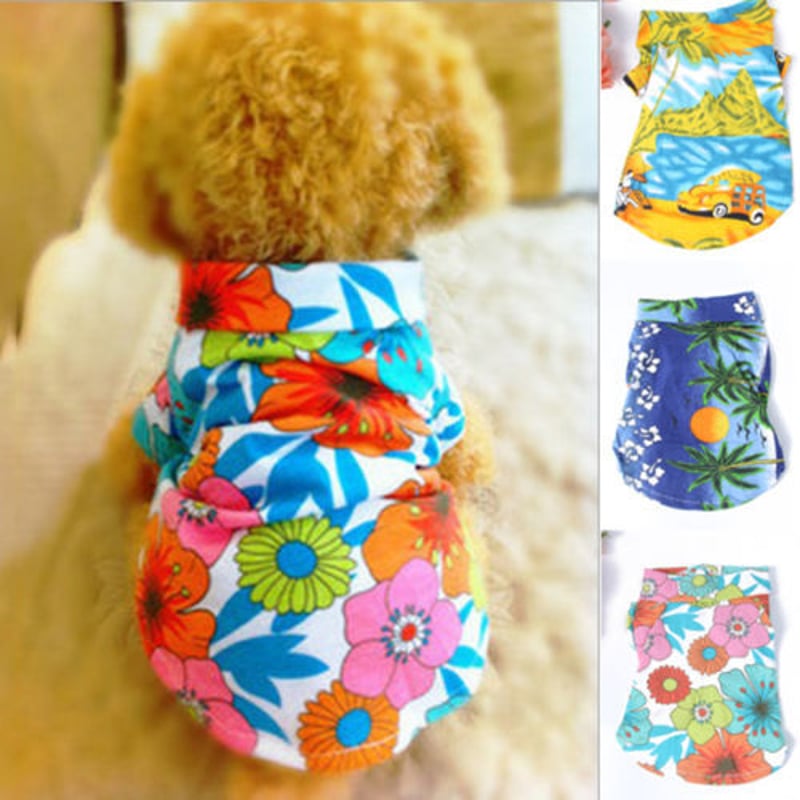 犬服】犬のアロハシャツ イエローハワイアン | IZUTSUYA shop