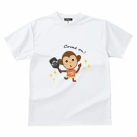 【ピックルモンキー】Come on！ドライTシャツ　ホワイト