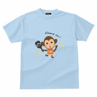 【ピックルモンキー】Come on！ドライTシャツ　ライトブルー