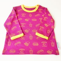 DRIBBLE "JUNK FOOD" ロングスリーブTシャツ