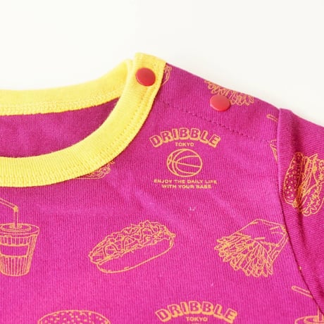 DRIBBLE "JUNK FOOD" ロングスリーブTシャツ