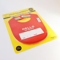 DRIBBLE "HELLO MY NAME IS" スタイ / RED