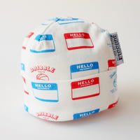 DRIBBLE "HELLO MY NAME IS" ビーニー / MULTI