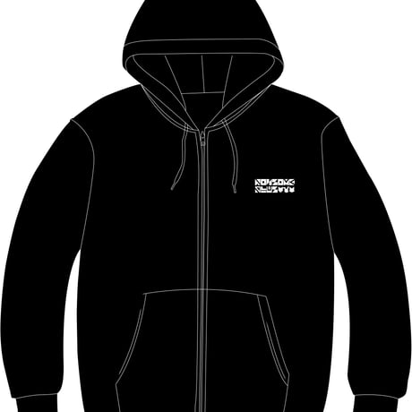ロゴジップアップパーカー