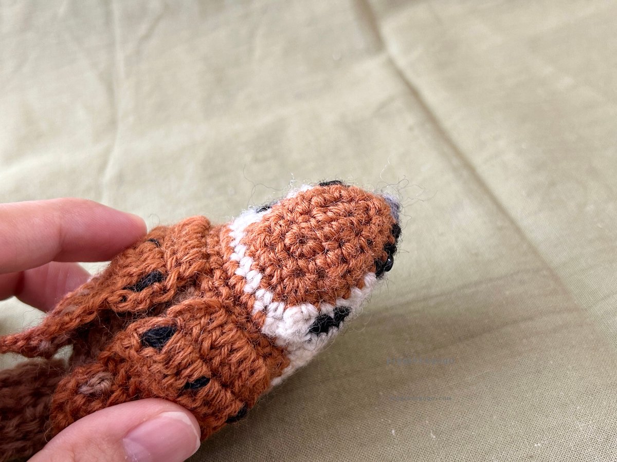 すずめのあみぐるみ編み図 Eurasian Tree Sparrow amigurumi pa
