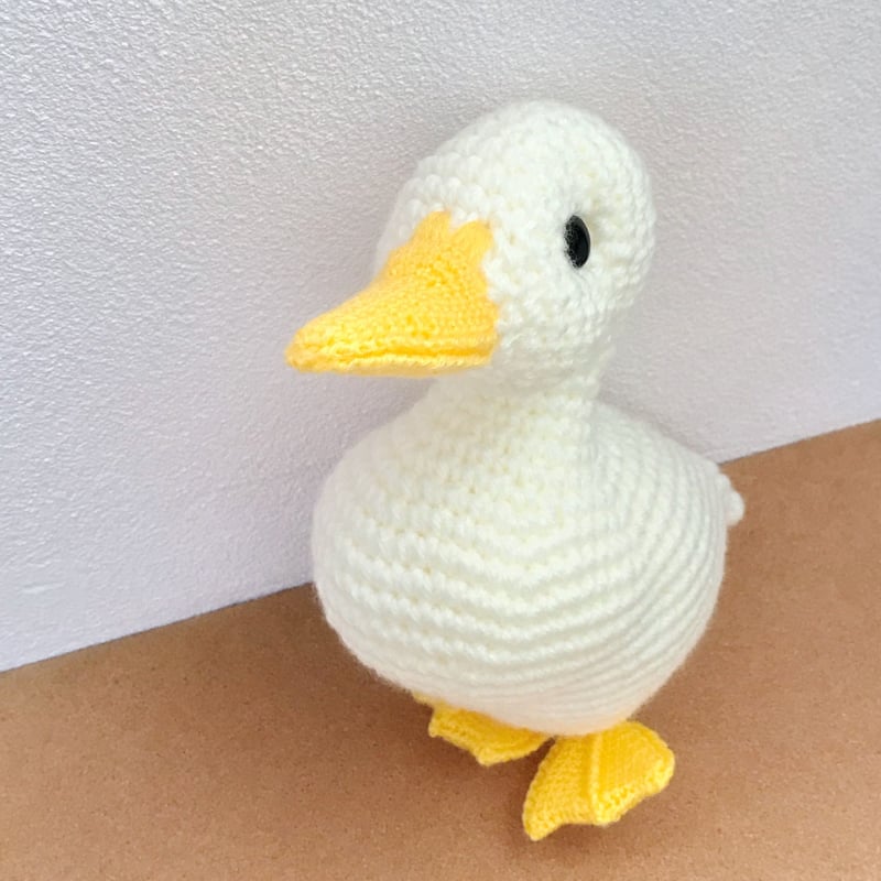 ダウンロード商品】ごきげんなアヒル あみぐるみ 編み図