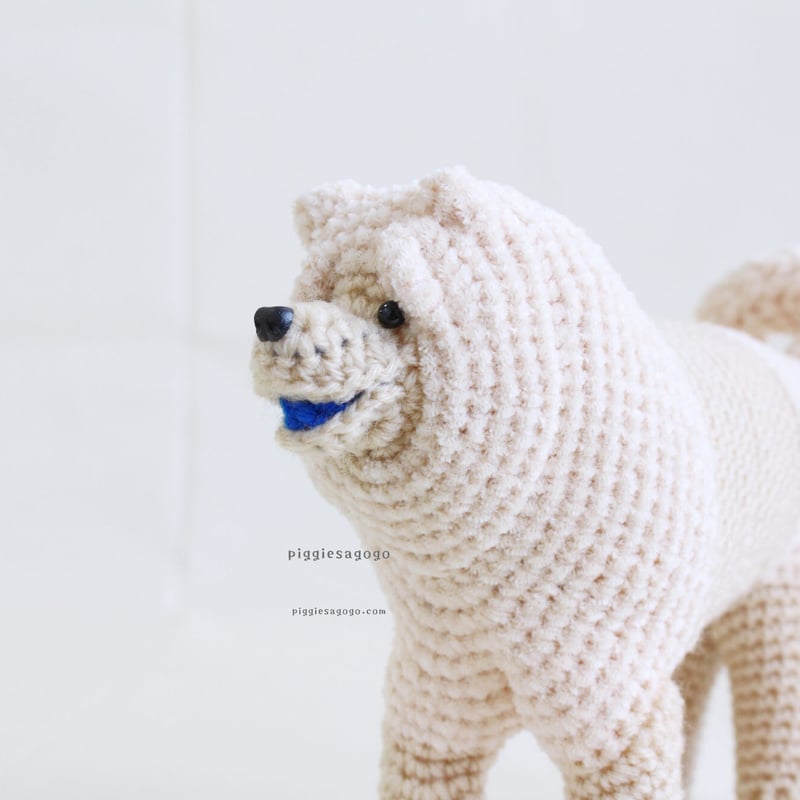 チャウチャウのあみぐるみ編み図 / Chow chow amigurumi pattern |