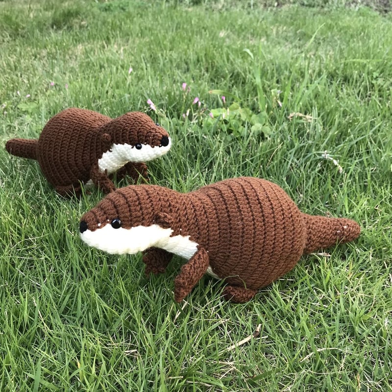 ダウンロード商品】Oscar the Otter amigurumi / かわうそのオスカー