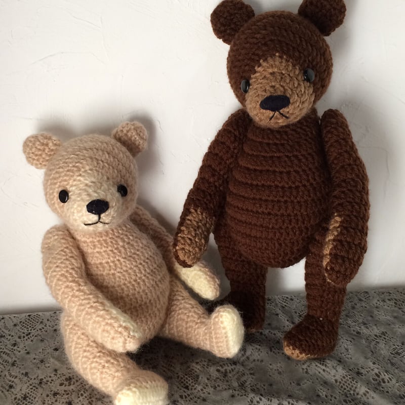 PATTERN / 編み図】Good Old teddy bear Amigurumi / PATTERN / 編み図】Good Old teddy bear Amigurumi /