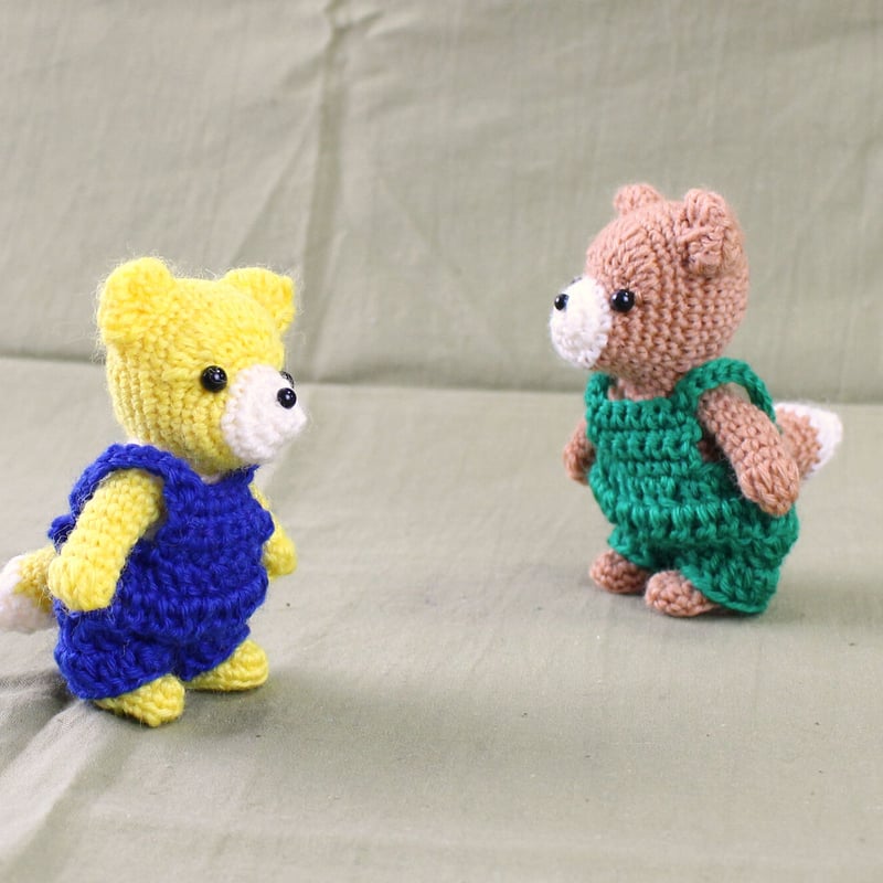 オーダー★あみぐるみ小物(15個) ダウンロード商品】小さなキツネのあみぐるみ編み図 / Tiny Fox