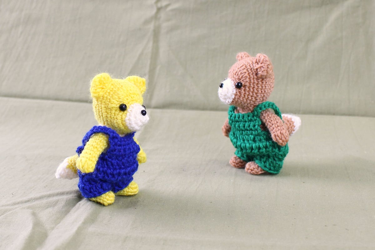 ダウンロード商品】小さなキツネのあみぐるみ編み図 / Tiny Fox with