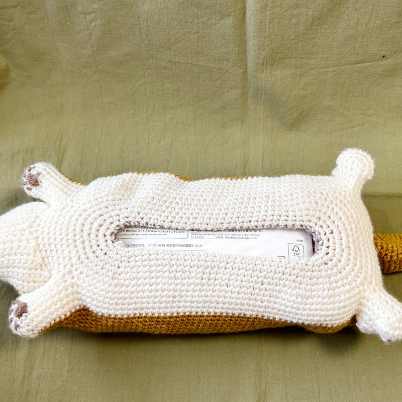 コーギーのティッシュボックスカバー Corgi tissue paper cozy | pig