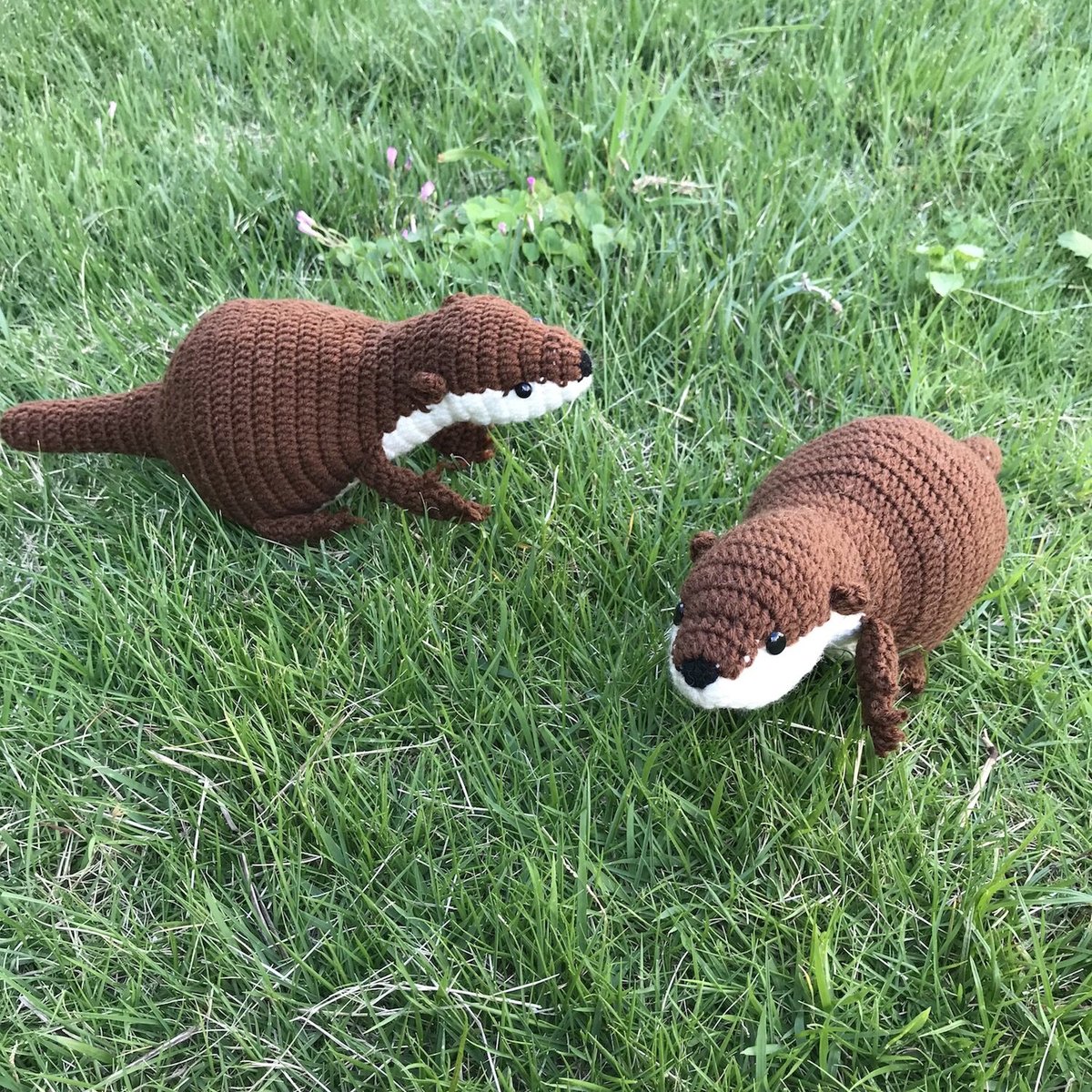 ダウンロード商品】Oscar the Otter amigurumi / かわうそのオスカー