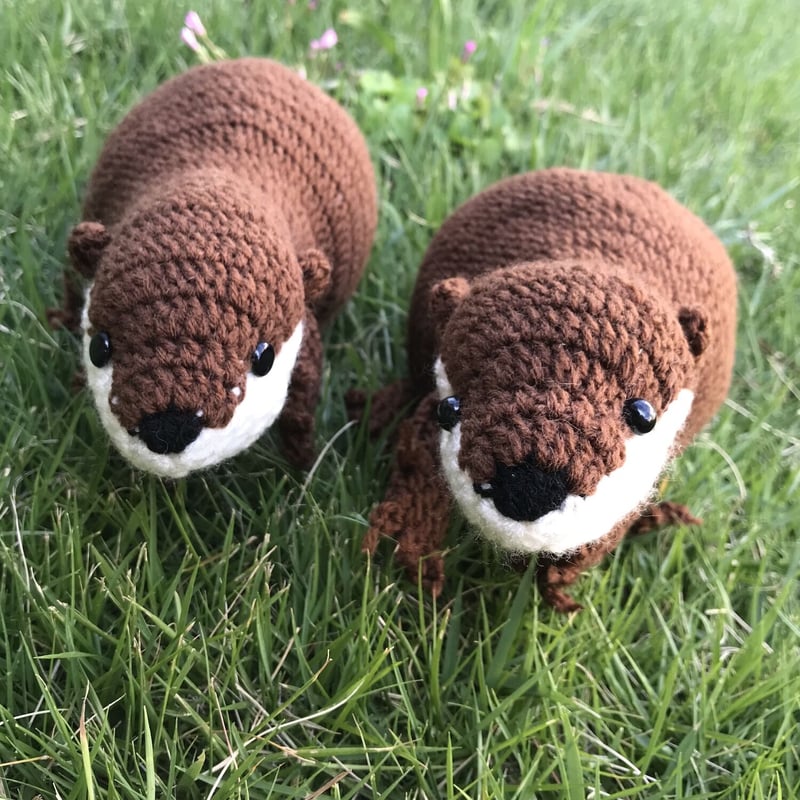 ダウンロード商品】Oscar the Otter amigurumi / かわうそのオスカー