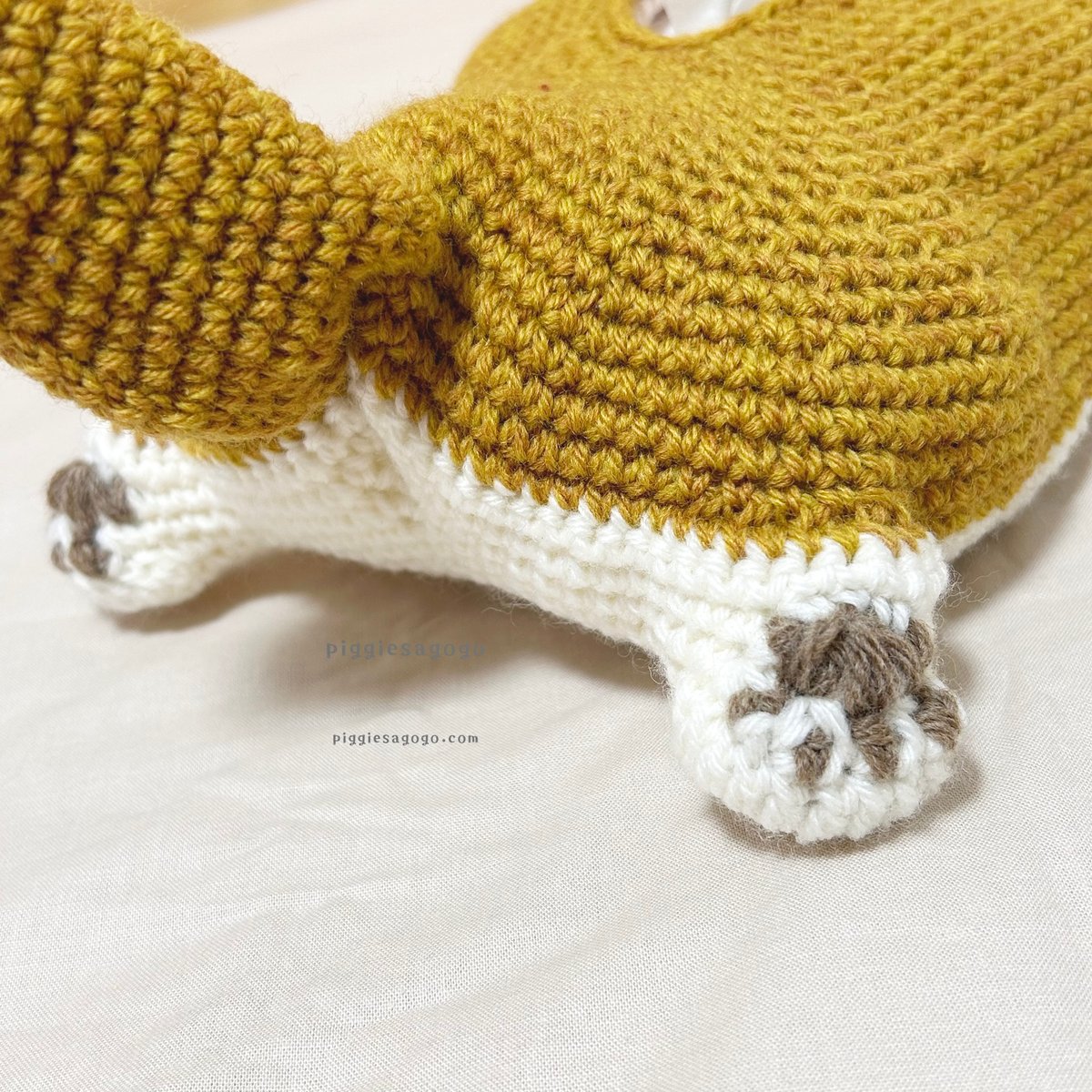 コーギーのティッシュボックスカバー Corgi tissue paper cozy