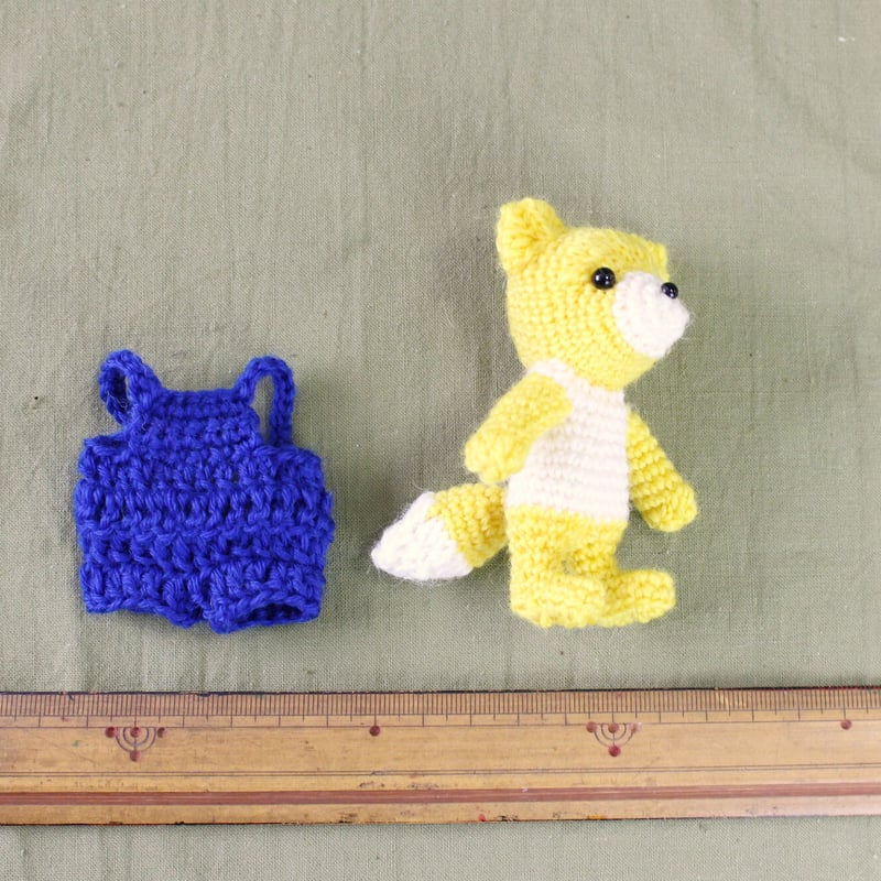 オーダー★あみぐるみ小物(15個) ダウンロード商品】小さなキツネのあみぐるみ編み図 / Tiny Fox