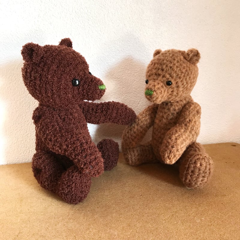 ダウンロード商品】Teddy Bear 03 amigurumi pattern / テディ