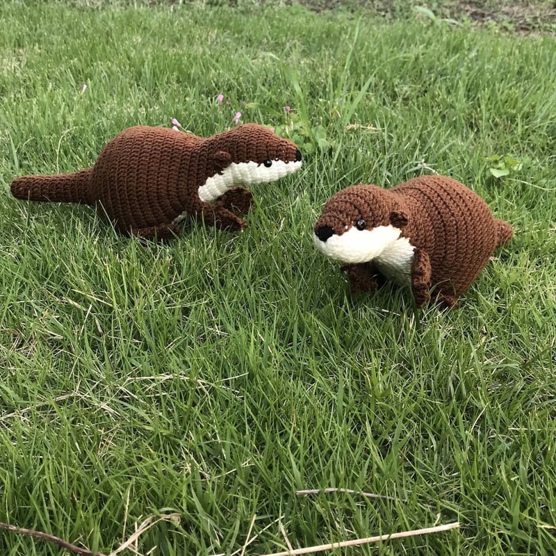 ダウンロード商品】Oscar the Otter amigurumi / かわうそのオスカー