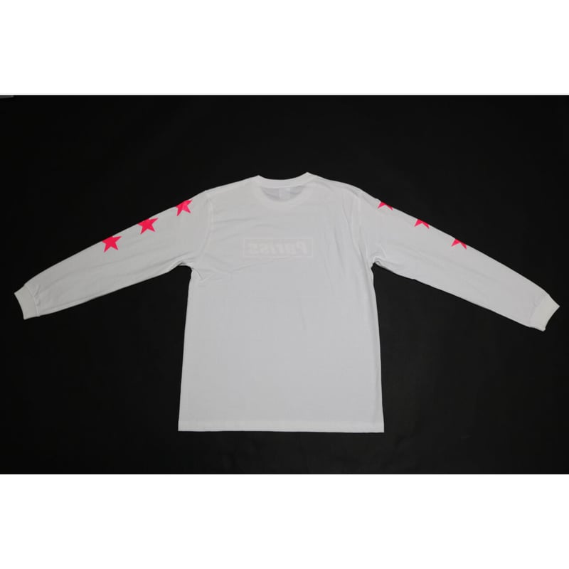 BoxロゴロンT【ブラック×蛍光ピンク・ホワイト×蛍光ピンク