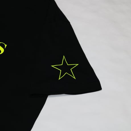 スターロゴTシャツ【ブラック×蛍光イエロー・ブラック×蛍光ピンク・ホワイト×蛍光イエロー・ホワイト×蛍光ピンク】