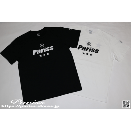 PRロゴ3StarTシャツ【ブラック×ホワイト・ホワイト×ブラック】