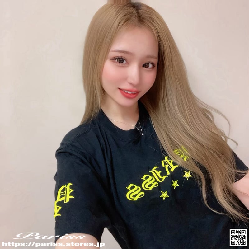 オールドイングリッシュTシャツ【ブラック×蛍光イエロー・ブラック