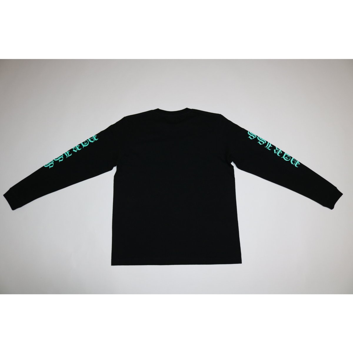 オールドイングリッシュロンT【ブラック×ティファニーブルー・ホワイト