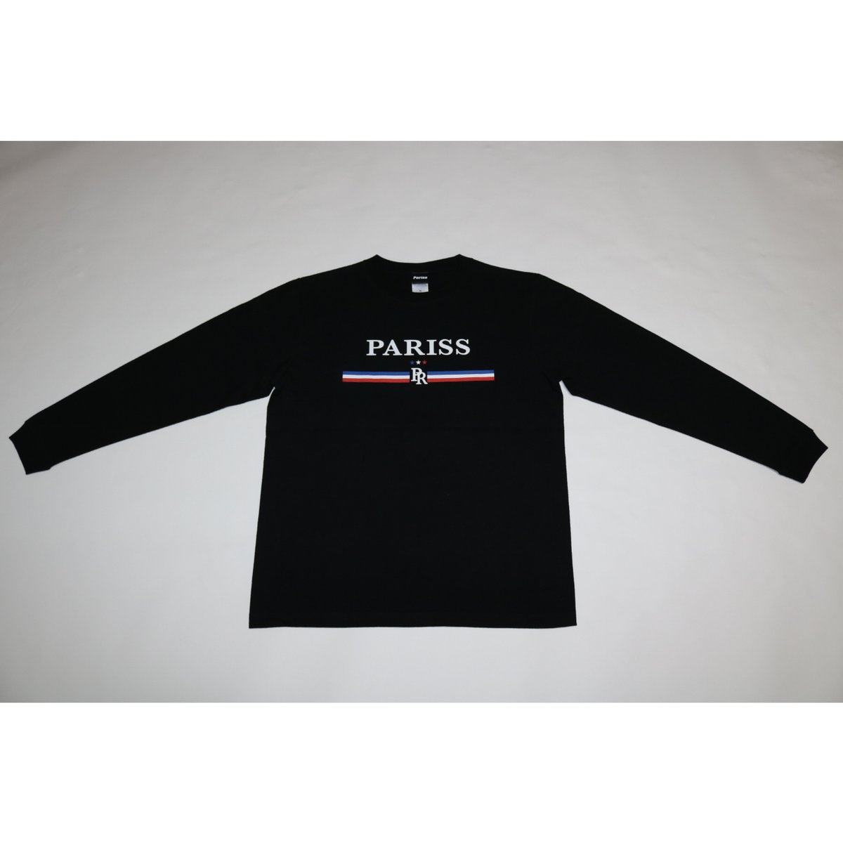 parissロンT トリコロールロンT【ブラック・ホワイト】 | PARISS