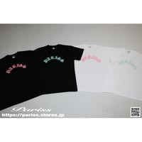 【新作】オールドイングリッシュアーチロゴTシャツ【ブラック×蛍光ピンク・ティファニーブルー・ホワイト×蛍光ピンク・ティファニーブルー】