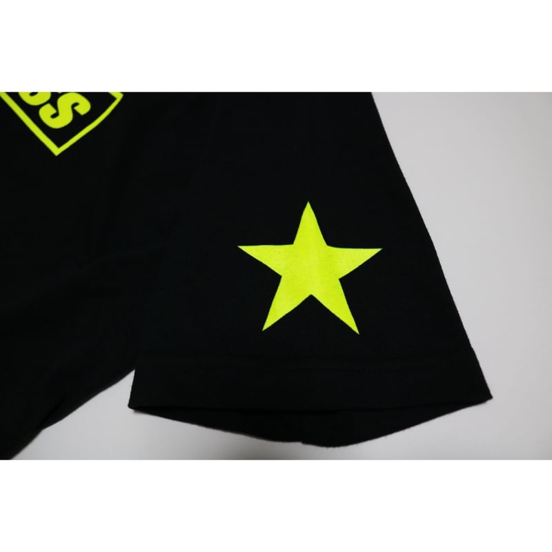 BoxロゴTシャツ【ブラック×蛍光イエロー・ブラック×蛍光ピンク