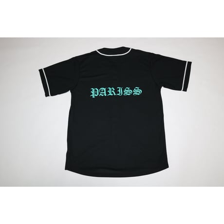 オールドイングリッシュベースボールシャツ【ブラック×蛍光ピンク・ブラック×ティファニーブルー・ブラック×ホワイト】
