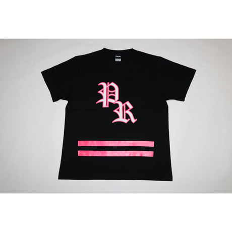 オールドPR2ラインTシャツ【ブラック×蛍光イエロー・ブラック×蛍光ピンク・ブラック×蛍光グリーン・ブラック×ティファニーブルー・ブラック×ホワイト】