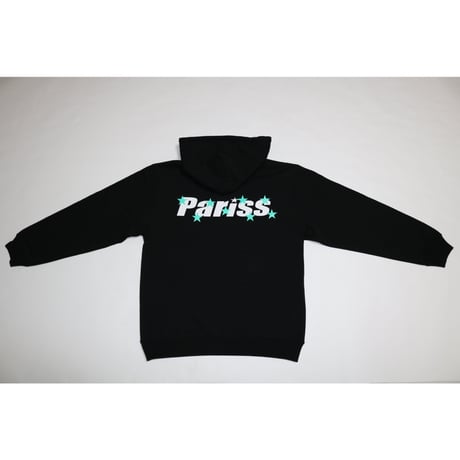 8Starパーカー【ブラック×蛍光イエロー・蛍光ピンク・ティファニーブルー・蛍光グリーン】