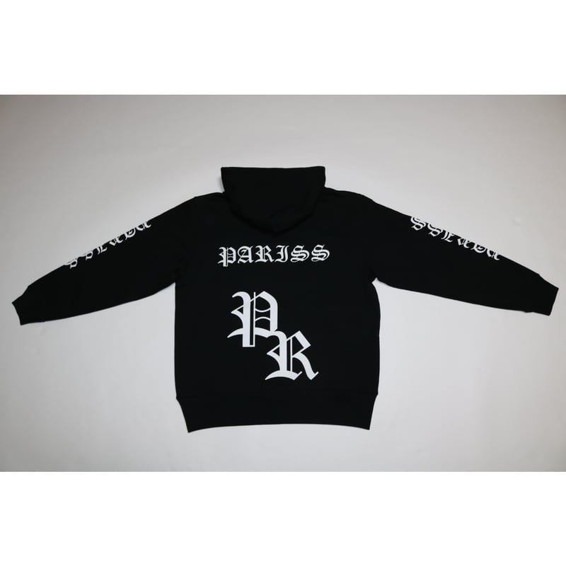 オールドイングリッシュパーカーver.2【ブラック×蛍光イエロー