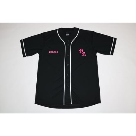 オールドイングリッシュベースボールシャツ【ブラック×蛍光ピンク・ブラック×ティファニーブルー・ブラック×ホワイト】