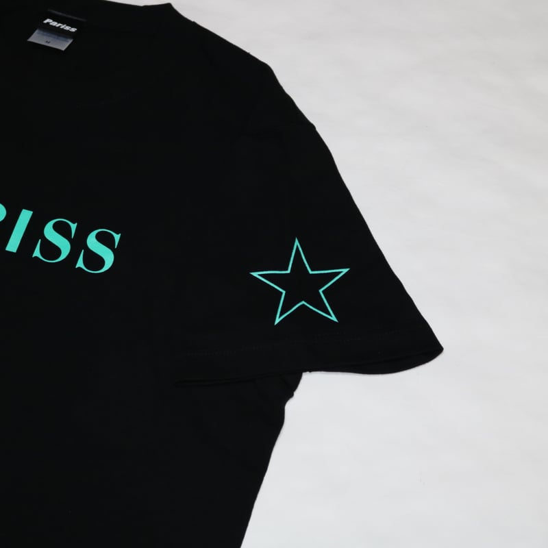 スターロゴTシャツ【ブラック×ティファニーブルー・ブラック スターロゴTシャツ【ブラック×ティファニーブルー・ブラック