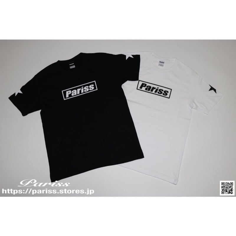 BoxロゴTシャツ【ブラック×ホワイト・ホワイト×ブラック】 | PARISS