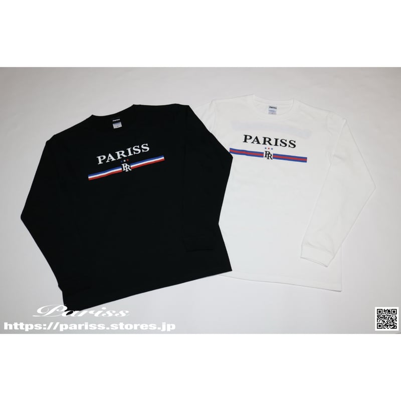 トリコロールロンT【ブラック・ホワイト】 | PARISS